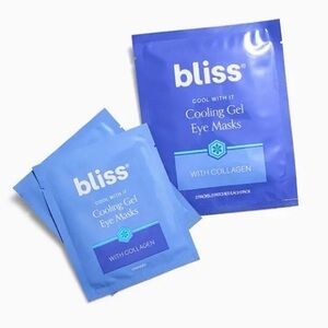 NWT BLISS Cool With It Cooling Gel Under Eye Mask Set Makeup
